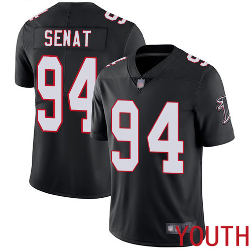 Atlanta Falcons Limited Black Youth Deadrin Senat Alternate Jersey NFL Football #94 Vapor Untouchable